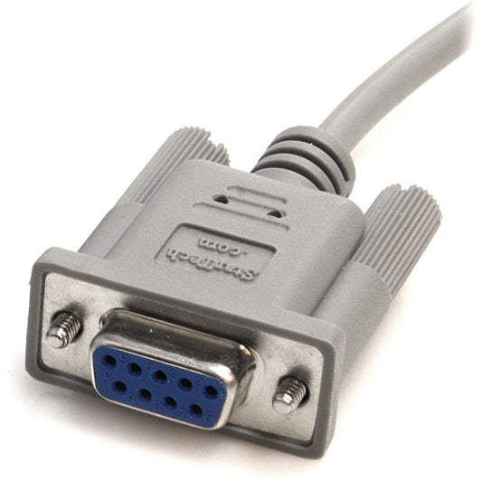 StarTech 10 Ft Db9 Rs232 Serial Null Modem Cable (SCNM9FF)