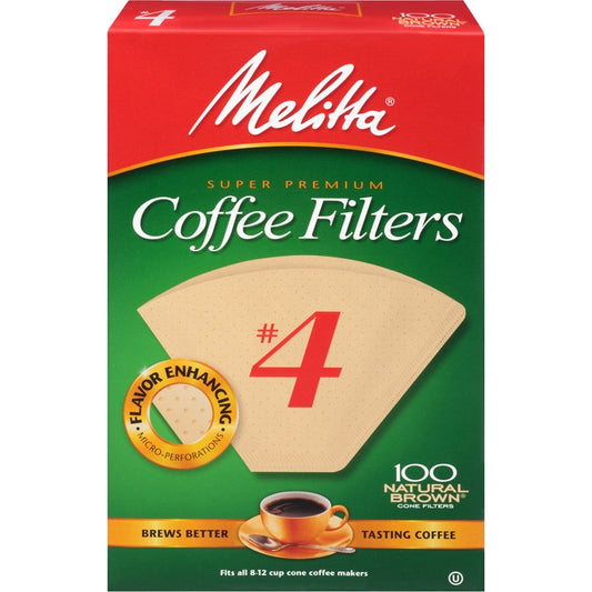 Melitta Super Premium No. 4 Coffee Filters (624602)