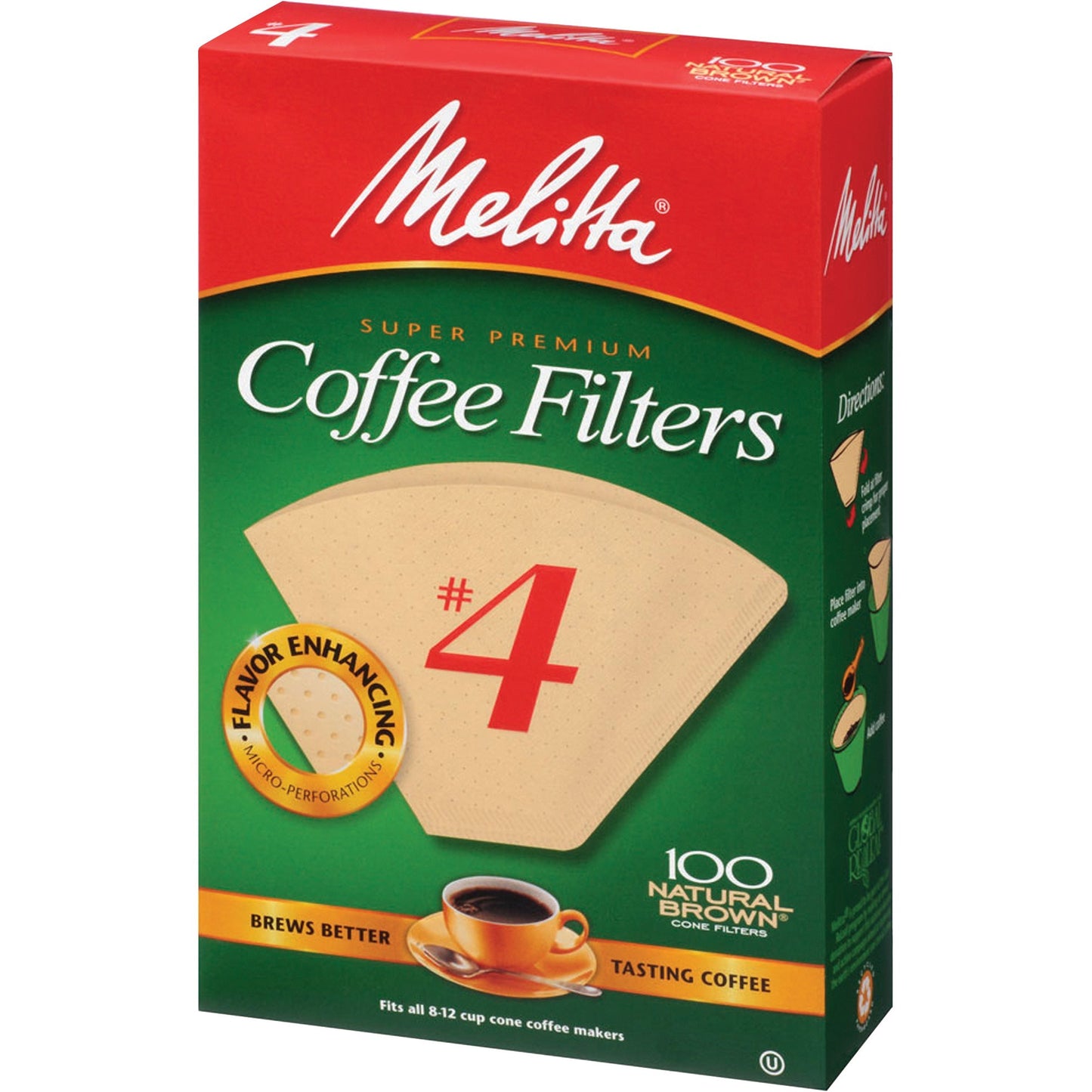 Melitta Super Premium No. 4 Coffee Filters (624602)