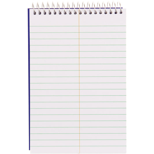 Blueline White Paper Wirebound Steno Pad (AT12B)