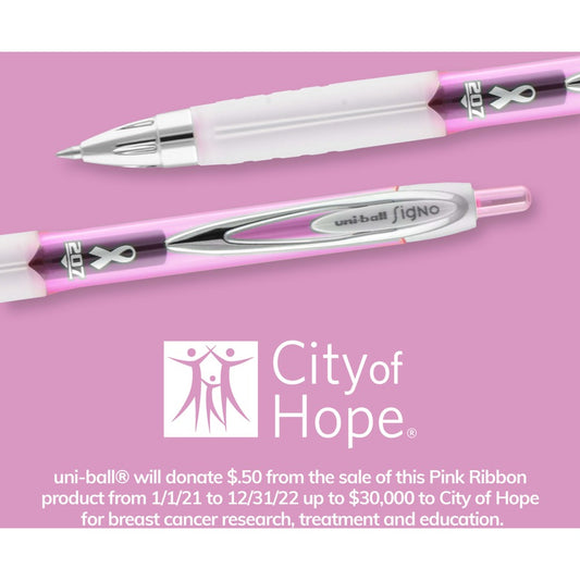 207 Pink Ribbon Gel Pens (1745267)