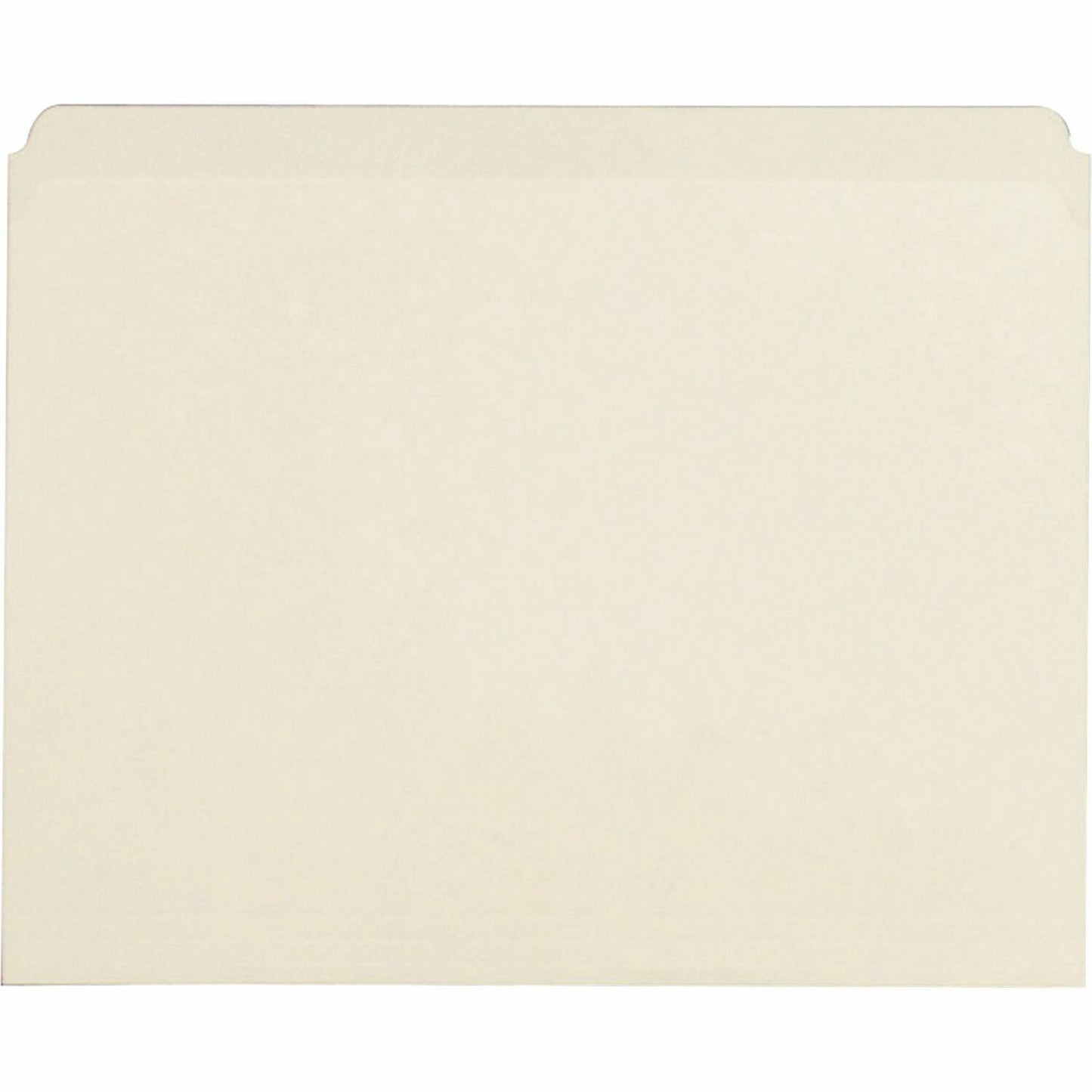 Business Source Straight Tab Cut Letter Recycled Top Tab File Folder (43565)