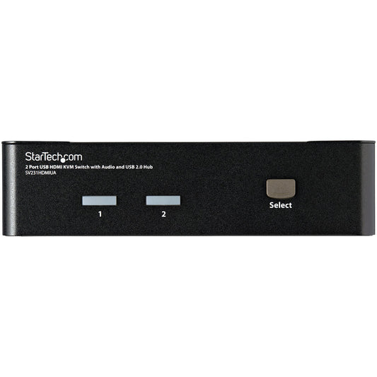StarTech 2 Port Usb Hdmi Kvm Switch W/ Audio (SV231HDMIUA)