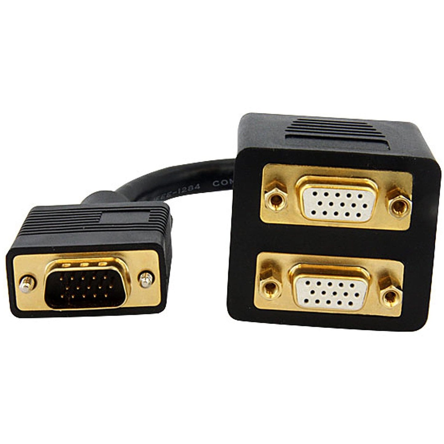 StarTech 1 Ft Vga To 2x Vga Video Splitter Cable (VGASPL1VV)
