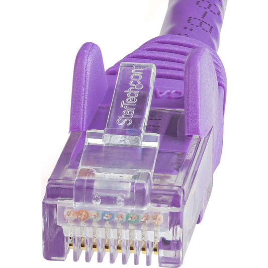 StarTech 10ft Cat6 Ethernet Cable Purple 100w Poe (N6PATCH10PL)