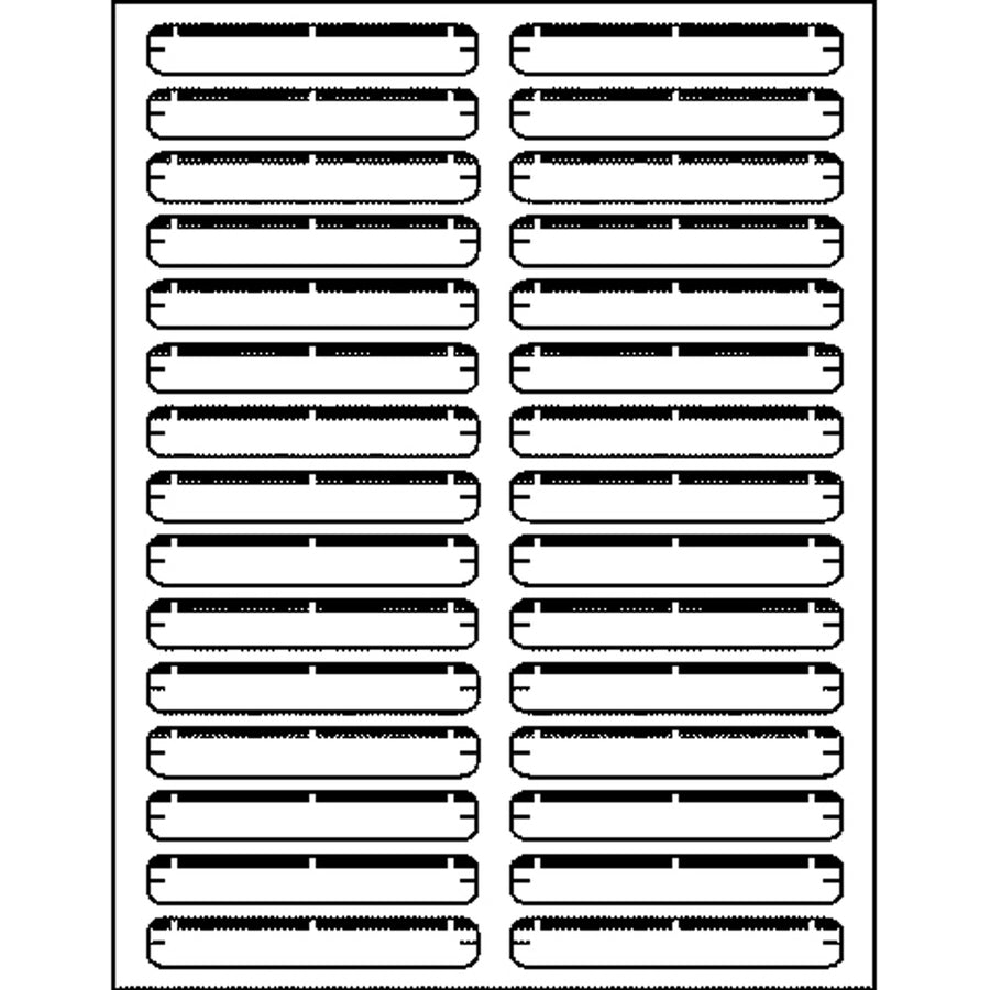 Business Source Laser/Inkjet File Folder Labels (26102)