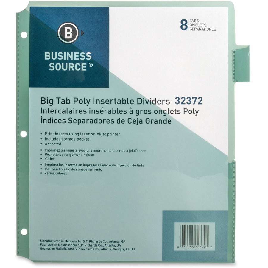 Business Source Pocket Index Dividers (32372)