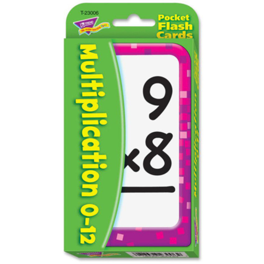 Trend Multiplication Pocket Flash Cards (T23006)