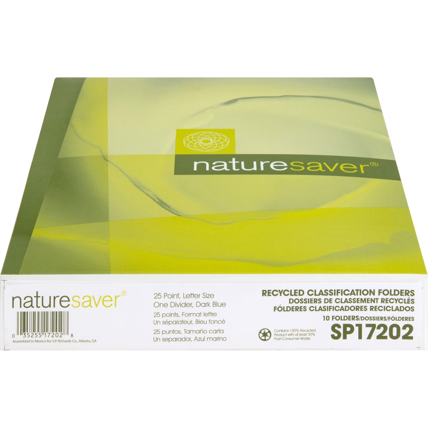 Nature Saver Letter Recycled Classification Folder (SP17202)