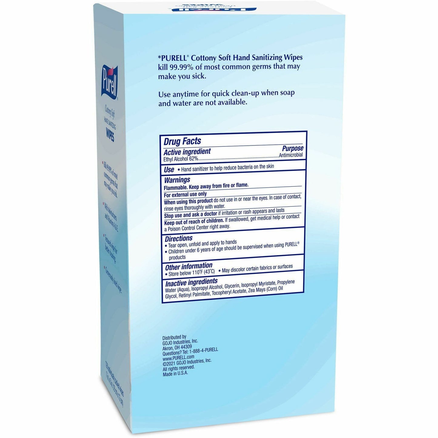 Cottony Soft Sanitizing Wipes (902712)