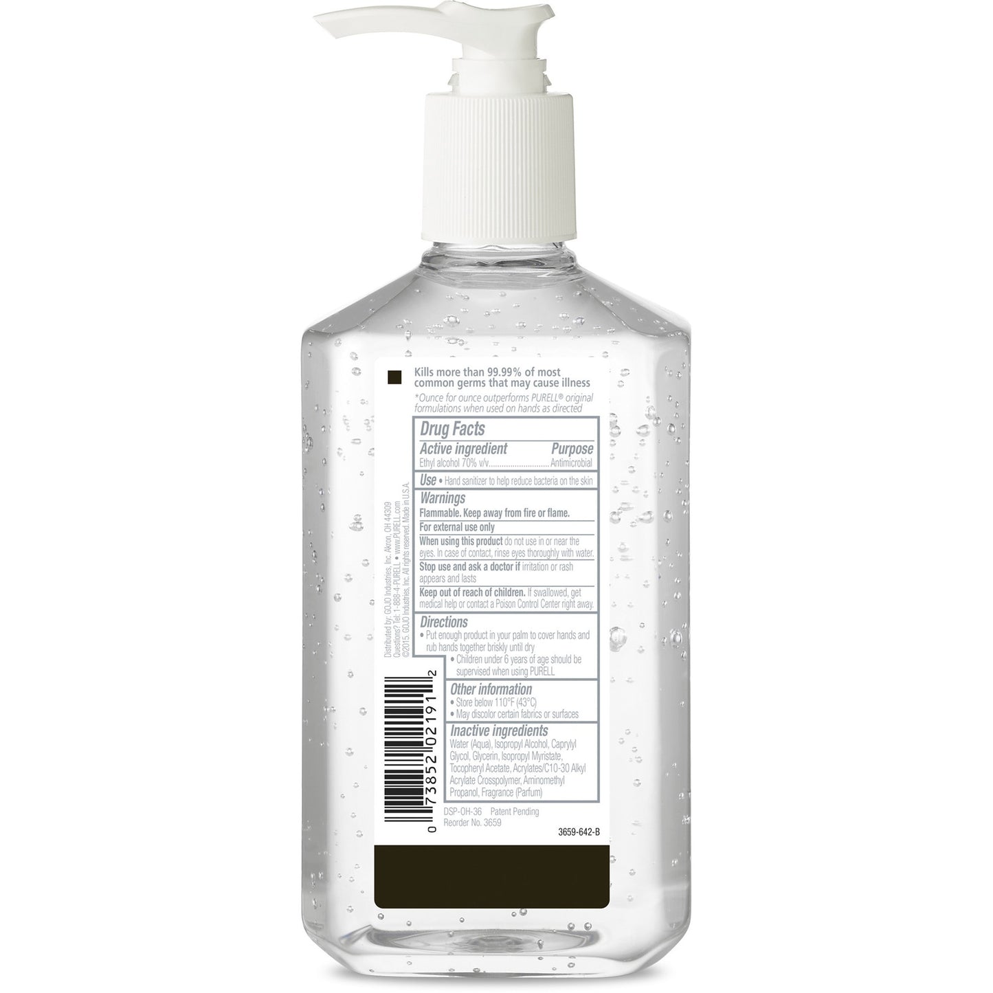 Advanced Hand Sanitizer Gel (365912)