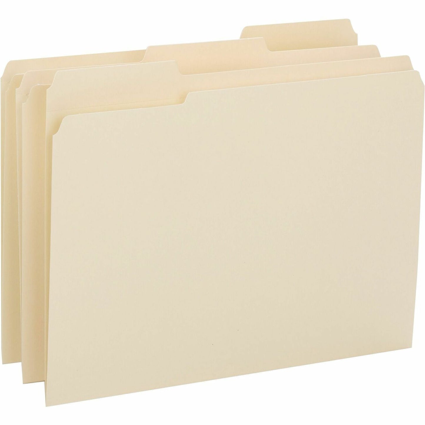 Business Source 1/3 Tab Cut Letter Recycled Top Tab File Folder (16515)