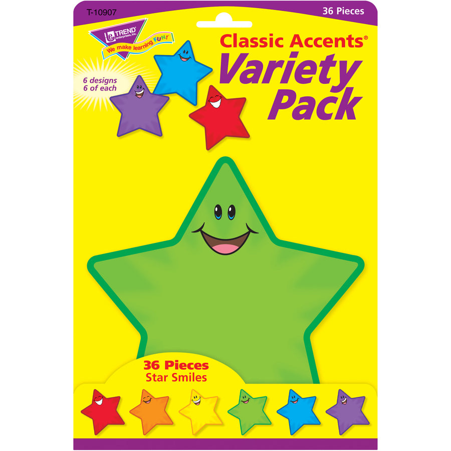 Trend Smiling Stars Accents (T10907)
