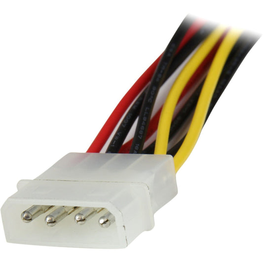 StarTech 12in Lp4 To 2x Latching Sata Y Cable (PYO2LP4LSATA)