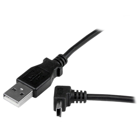 StarTech 1m Usb To Up Angle Mini Usb Cable (USBAMB1MU)