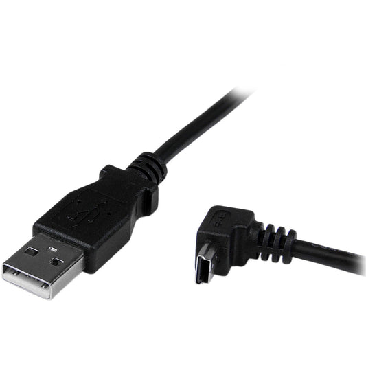 StarTech 2m Usb To Down Angle Mini Usb Cable (USBAMB2MD)