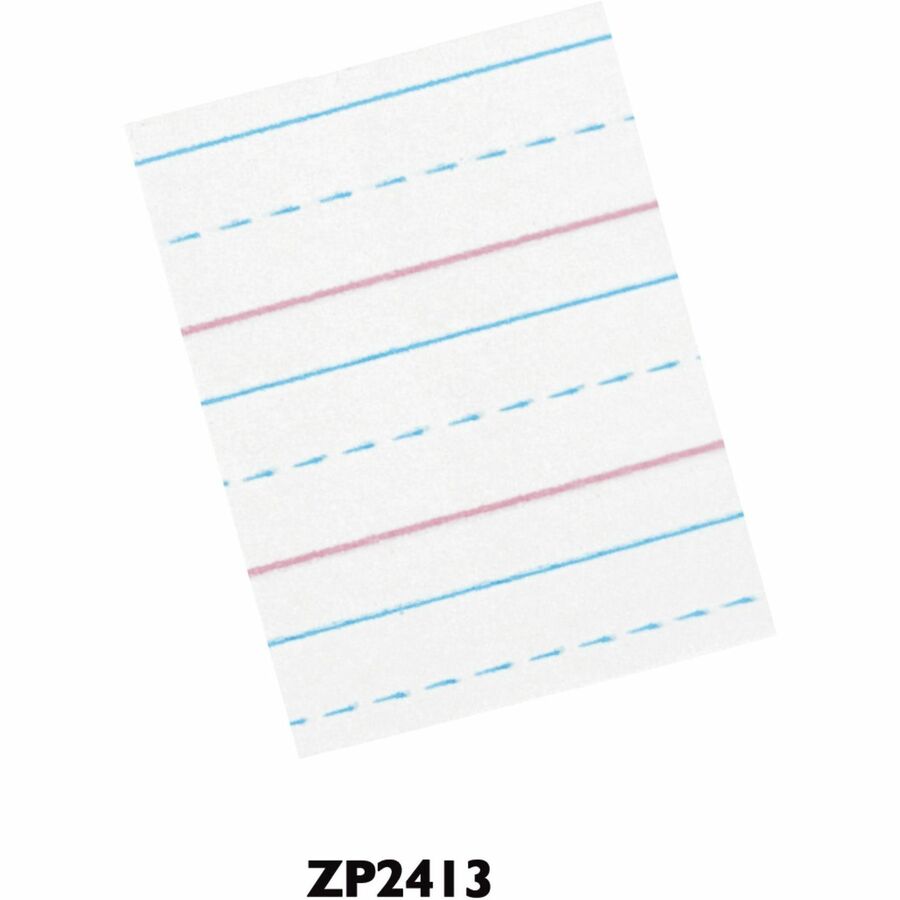 Zaner-Bloser Pacon Broken Midline Sulphite Paper (ZP2413)