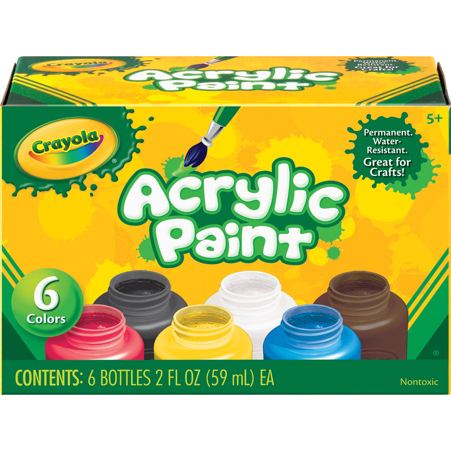 Crayola 6-color Acrylic Paint Set (201997)