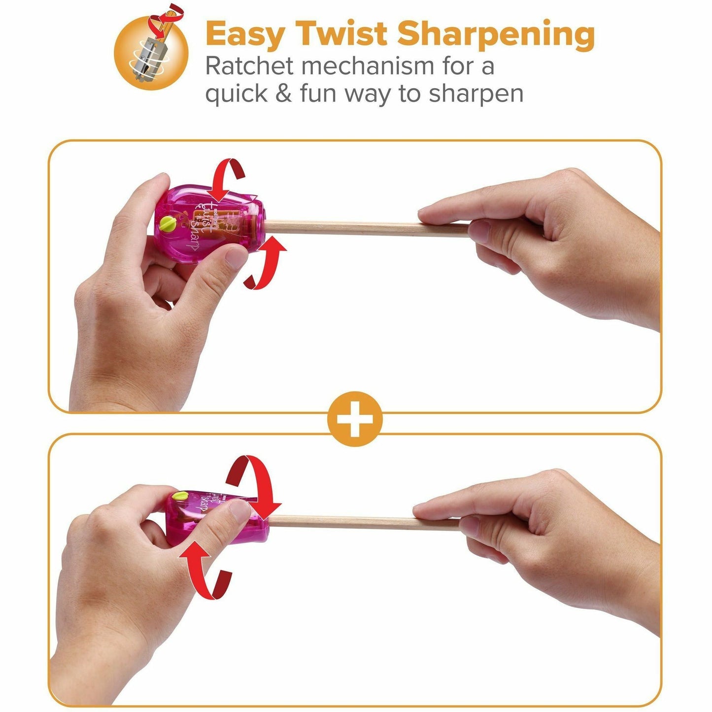 Bostitch Twist-N-Sharp Pencil Sharpener (PS1ADJ)