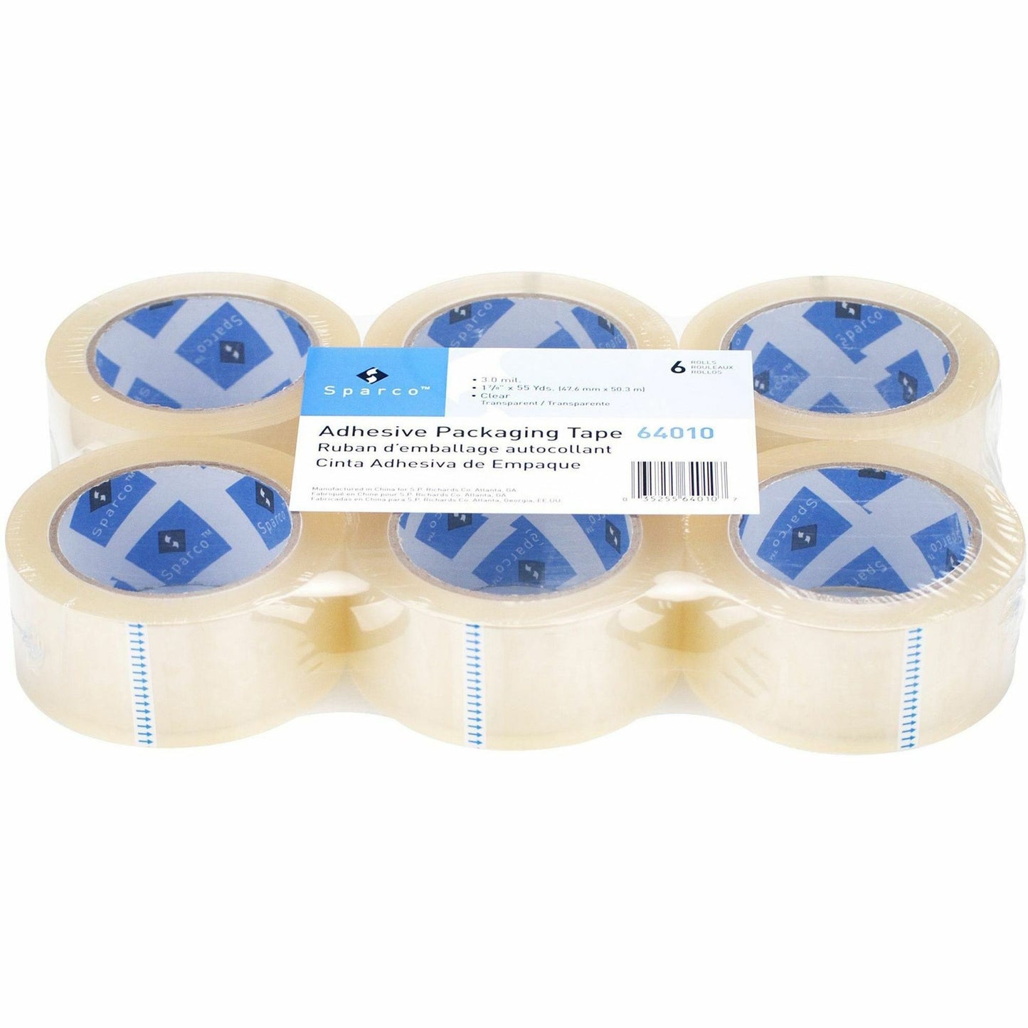 Sparco Premium Heavy-duty Packaging Tape Roll (64010PK)