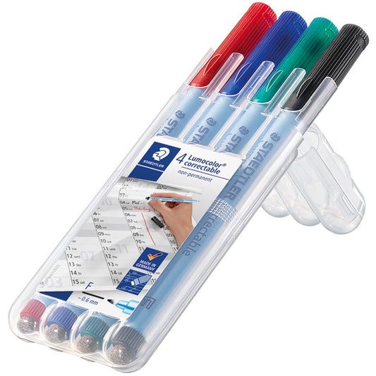 Lumocolor Correctable Marker Pens (305FWP41)