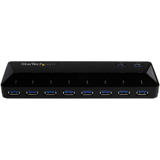 StarTech 10-port Usb 3.0 Hub W/ Charge/sync Ports (ST103008U2C)
