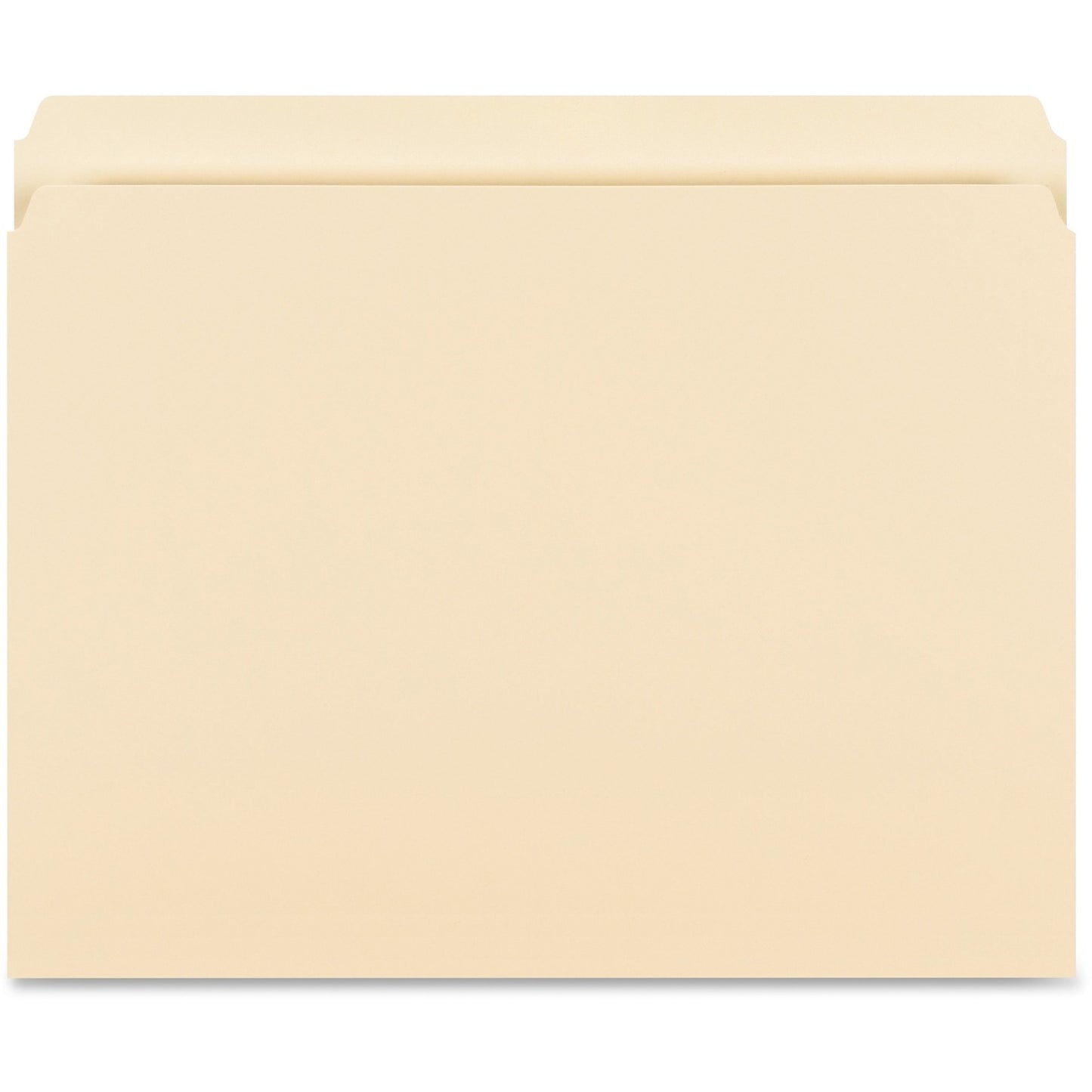 Business Source Straight Tab Cut Letter Recycled Storage Folder (16518)