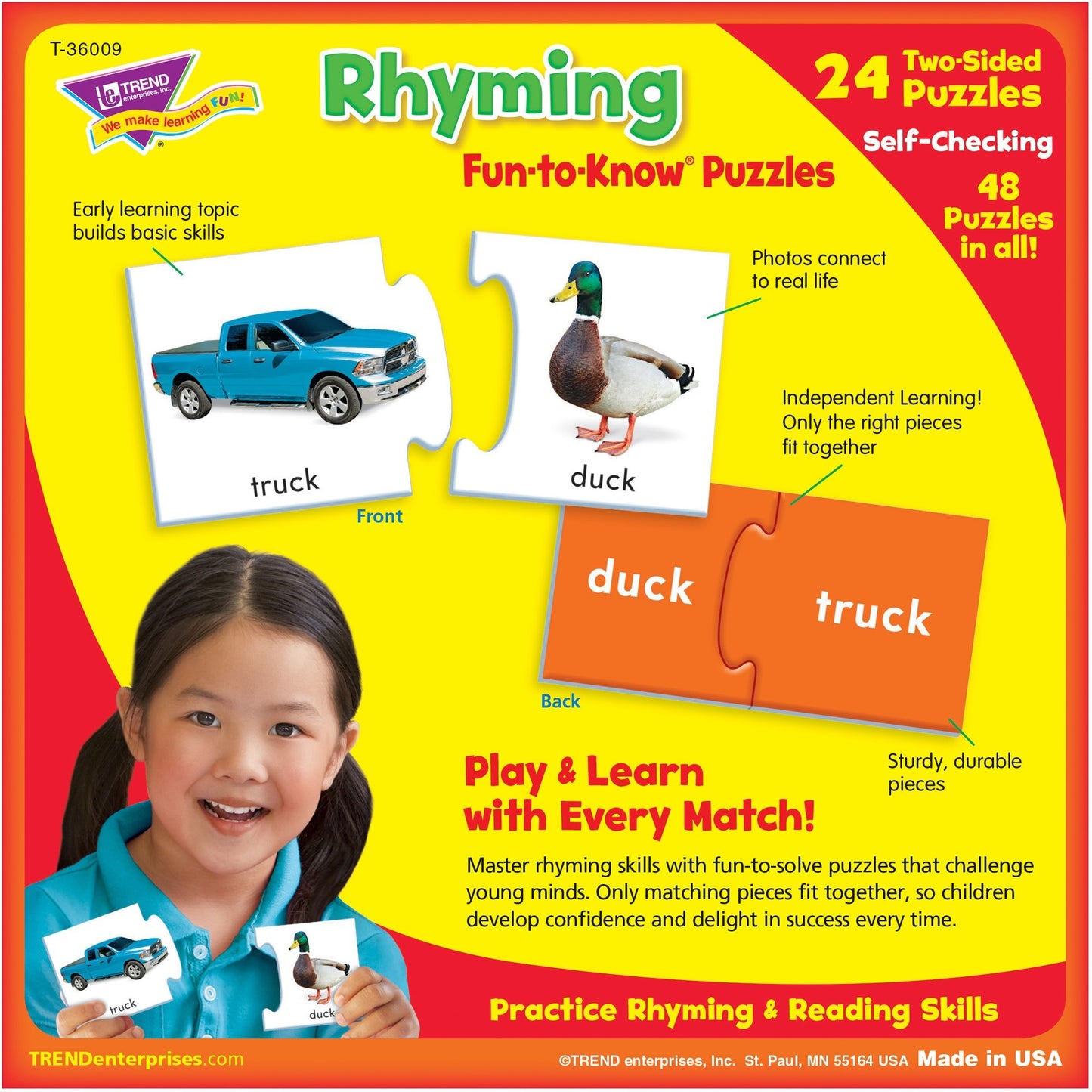 Trend Rhyming Puzzle Set (36009)