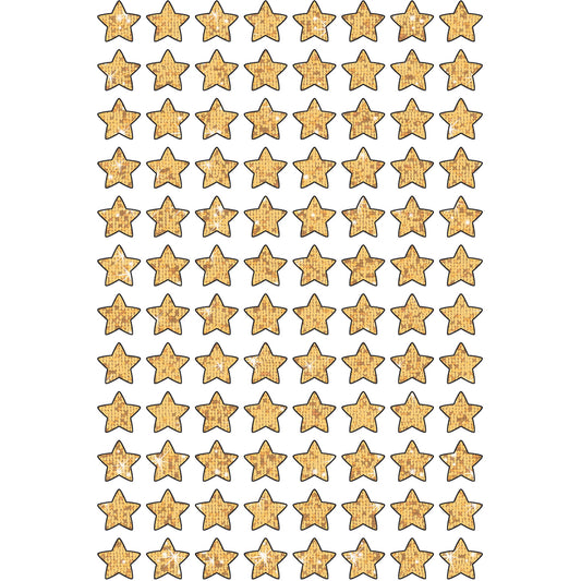 Trend Gold Sparkle Stars superShapes Stickers (46403)