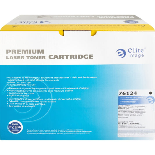 Elite Image Remanufactured Toner Cartridge - Alternative for HP 81A (76124)