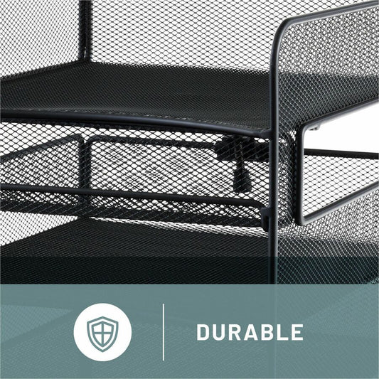 Safco Onyx Horizontal Hanging Desktop Storage (3240BL)