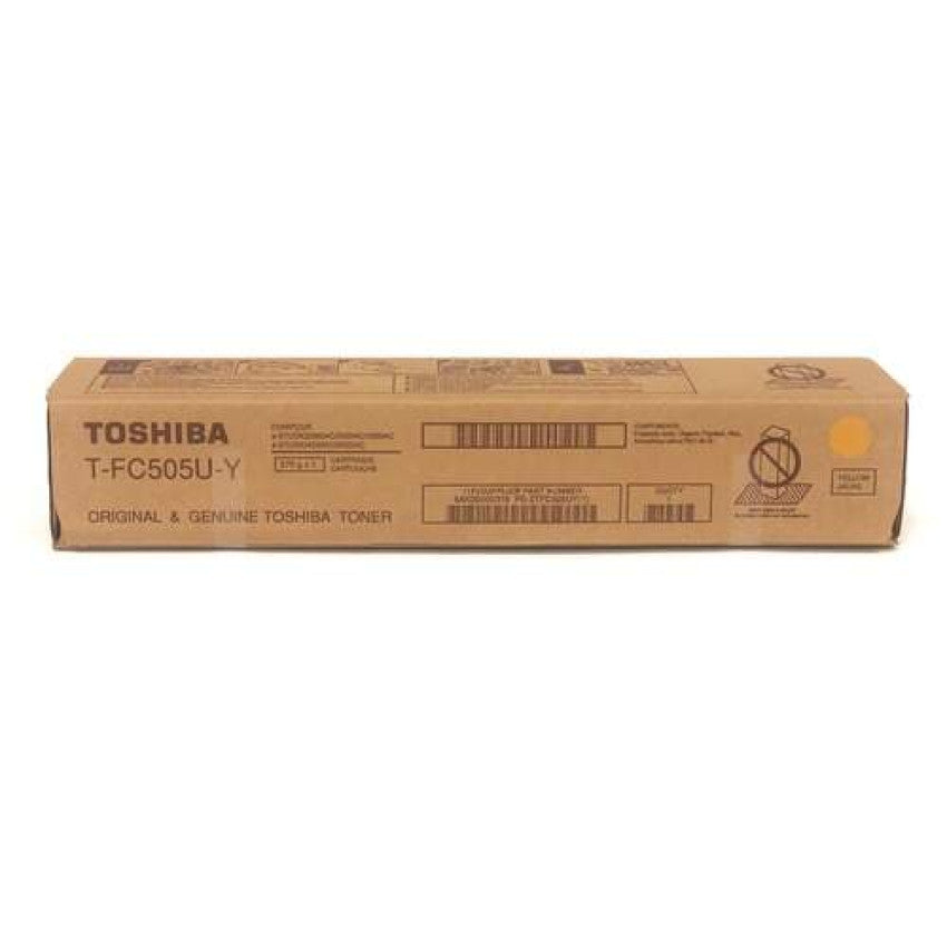 Toshiba Original Toner Cartridge - Yellow (TFC505UY)