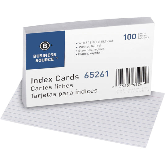 Business Source Ruled Index Cards (65261BX)