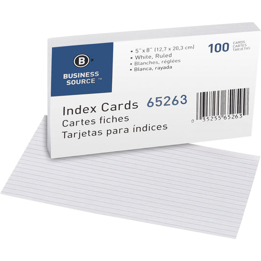 Business Source Ruled Index Cards (65263BX)