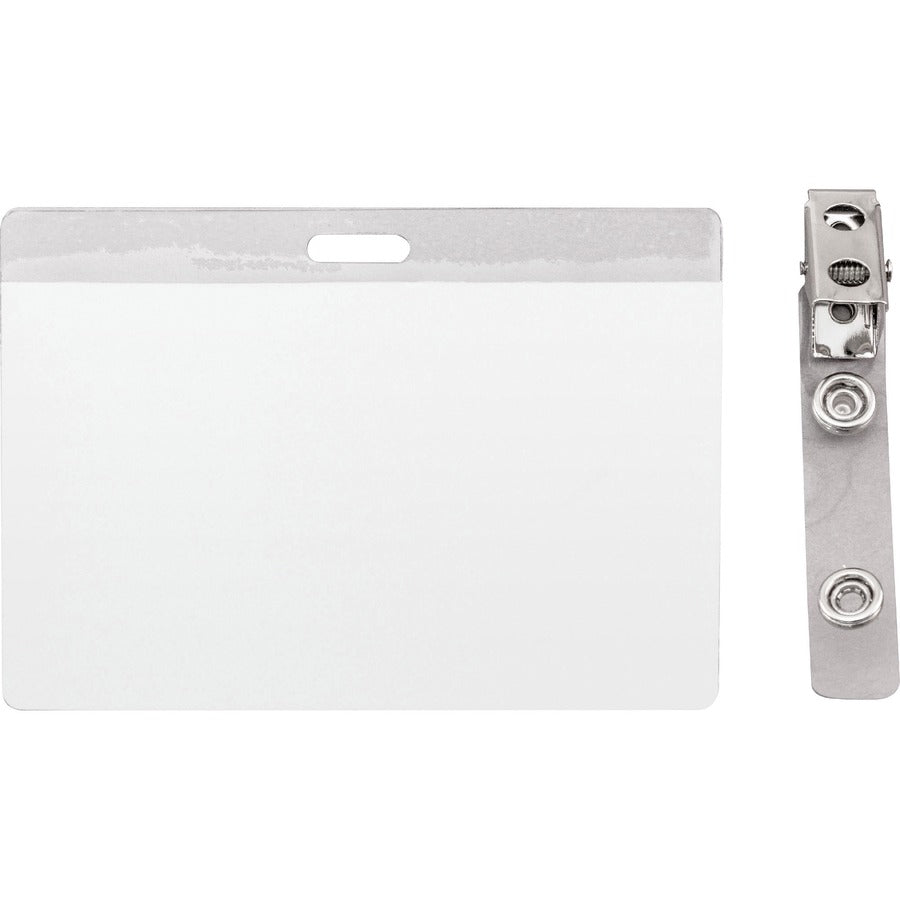 Advantus Strap Clip Self-laminating Badge Holders (97101)