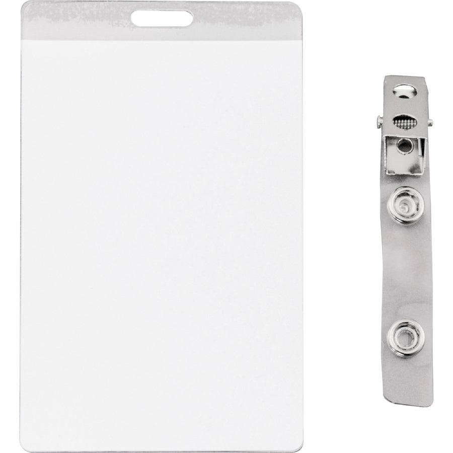 Advantus Strap Clip Self-laminating Badge Holders (97102)