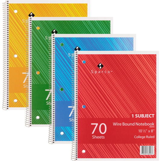 Sparco Wirebound Notebooks (83253BD)