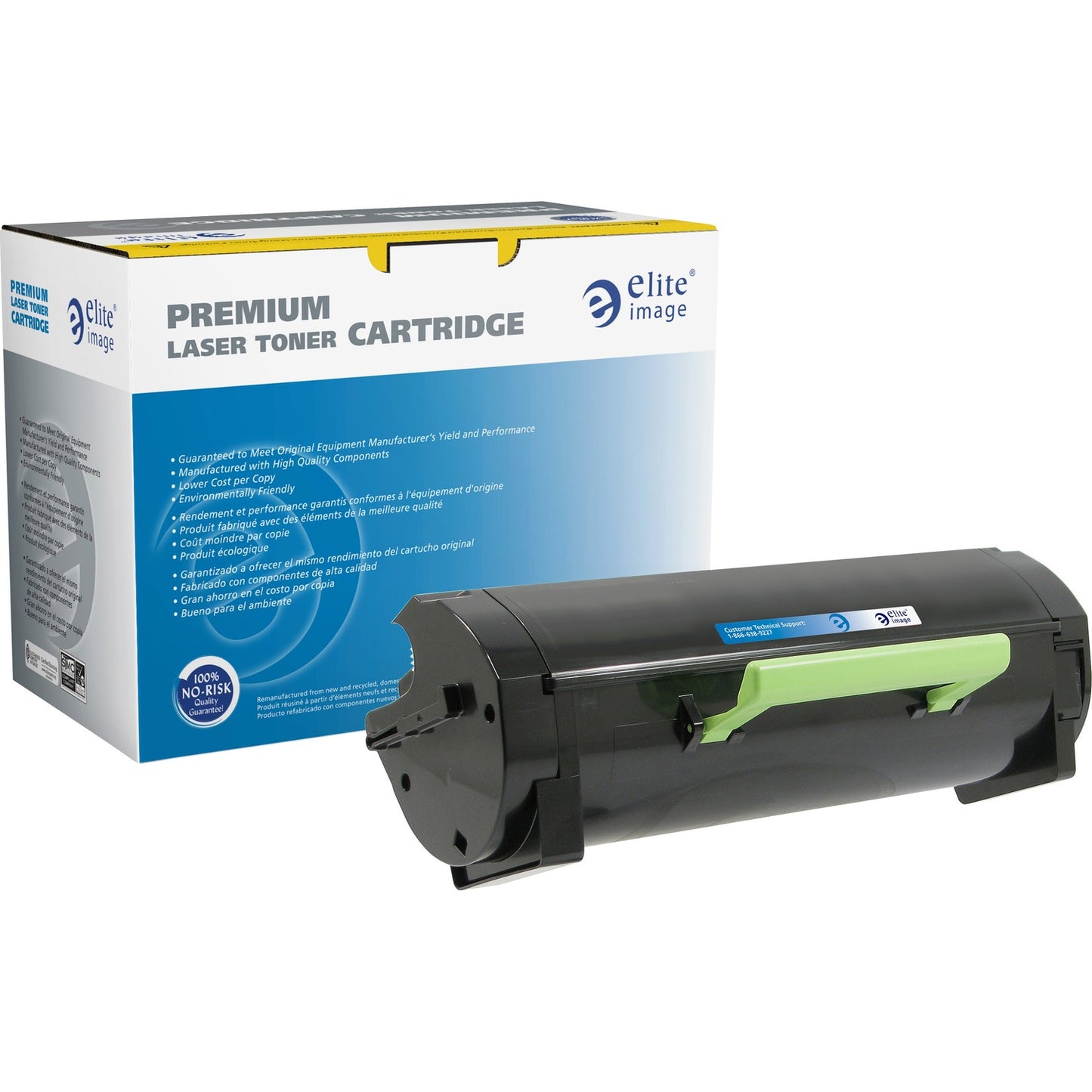 Elite Image Remanufactured MICR Ultra High Yield Laser Toner Cartridge - Alternative for Lexmark 50F1U00 - Black - 1 Each (76259)