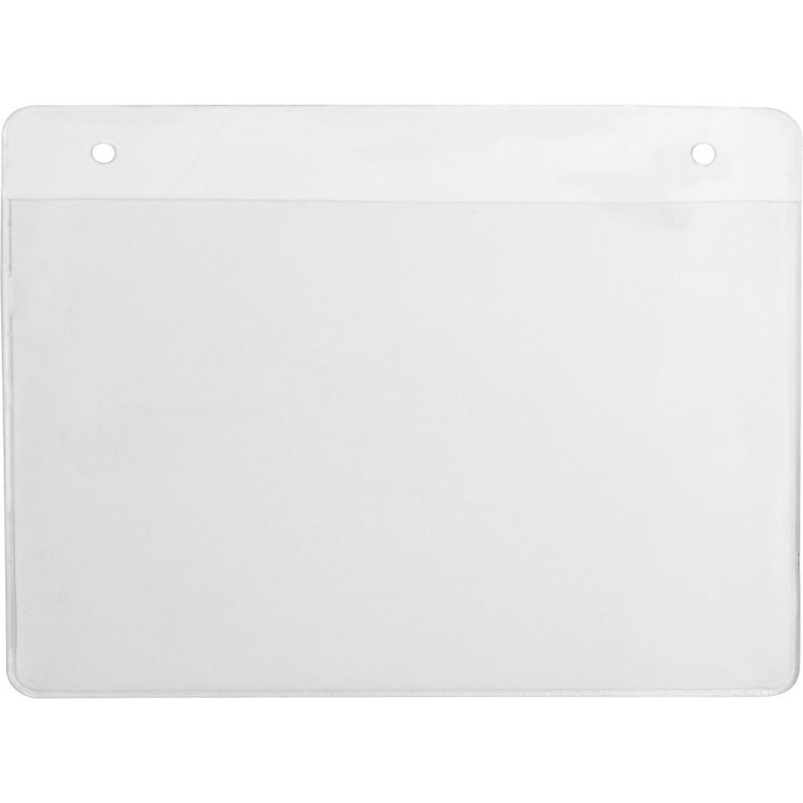 Business Source Elastic Cord Hanging Name Badges (01615)