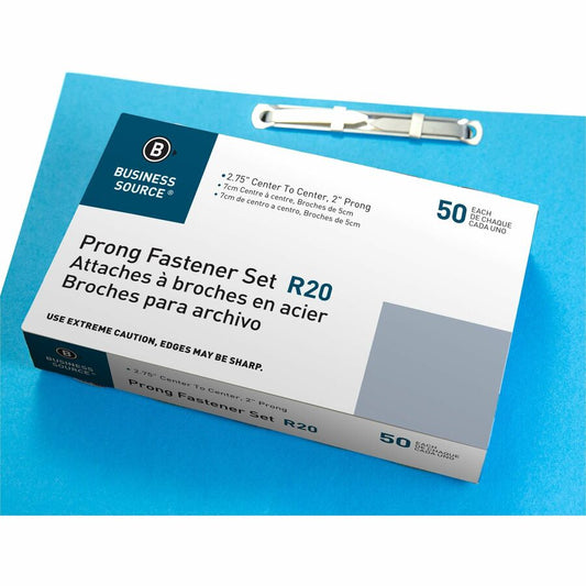 Business Source Complete 2-3/4" Prong Fastener Set (R20)