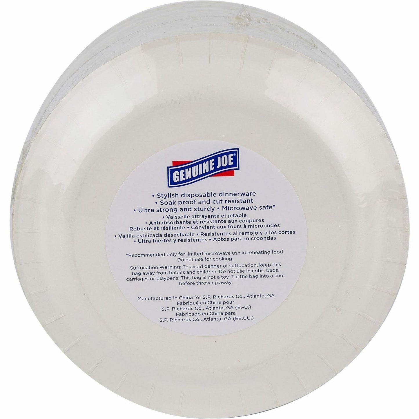 Genuine Joe 7" Printed Paper Plates (10321)