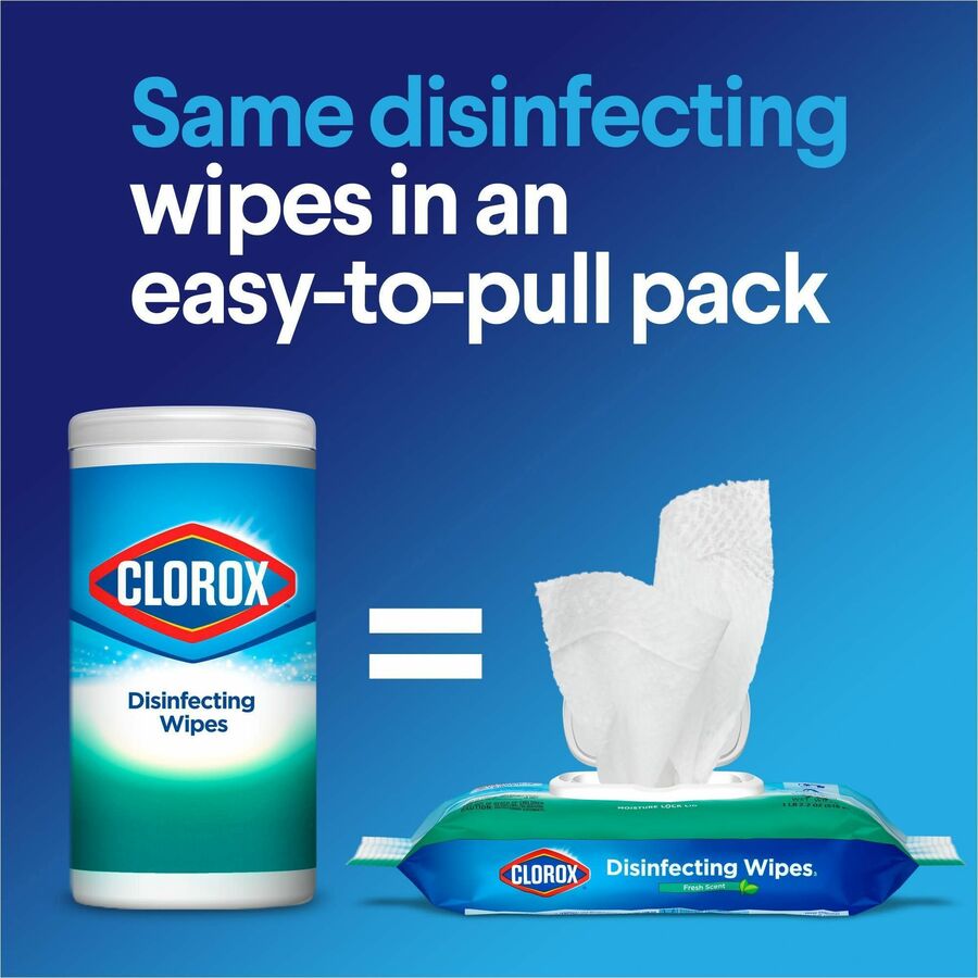 Clorox Disinfecting Cleaning Wipes Value Pack - Bleach-free (31430CT)