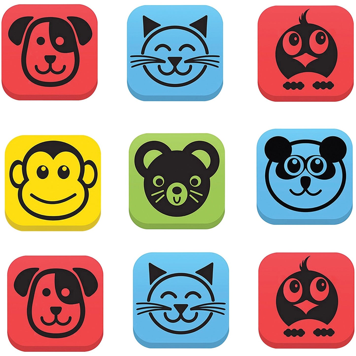 Flipside Products Flipside Student Animal Whiteboard Eraser Set (35020)