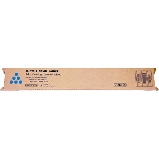 Ricoh Original Laser Toner Cartridge - Cyan - 1 Each (842282)