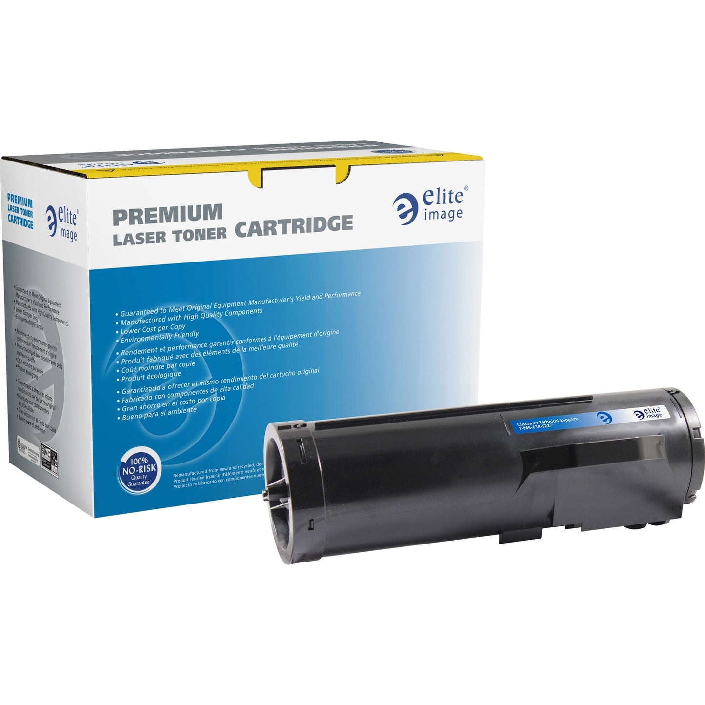 Elite Image Remanufactured High Yield Laser Toner Cartridge - Single Pack - Alternative for Xerox 106R02722 - Black - 1 Each (76251)
