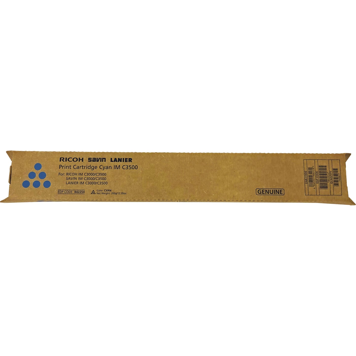 Ricoh Original Laser Toner Cartridge - Cyan - 1 Each (842254)