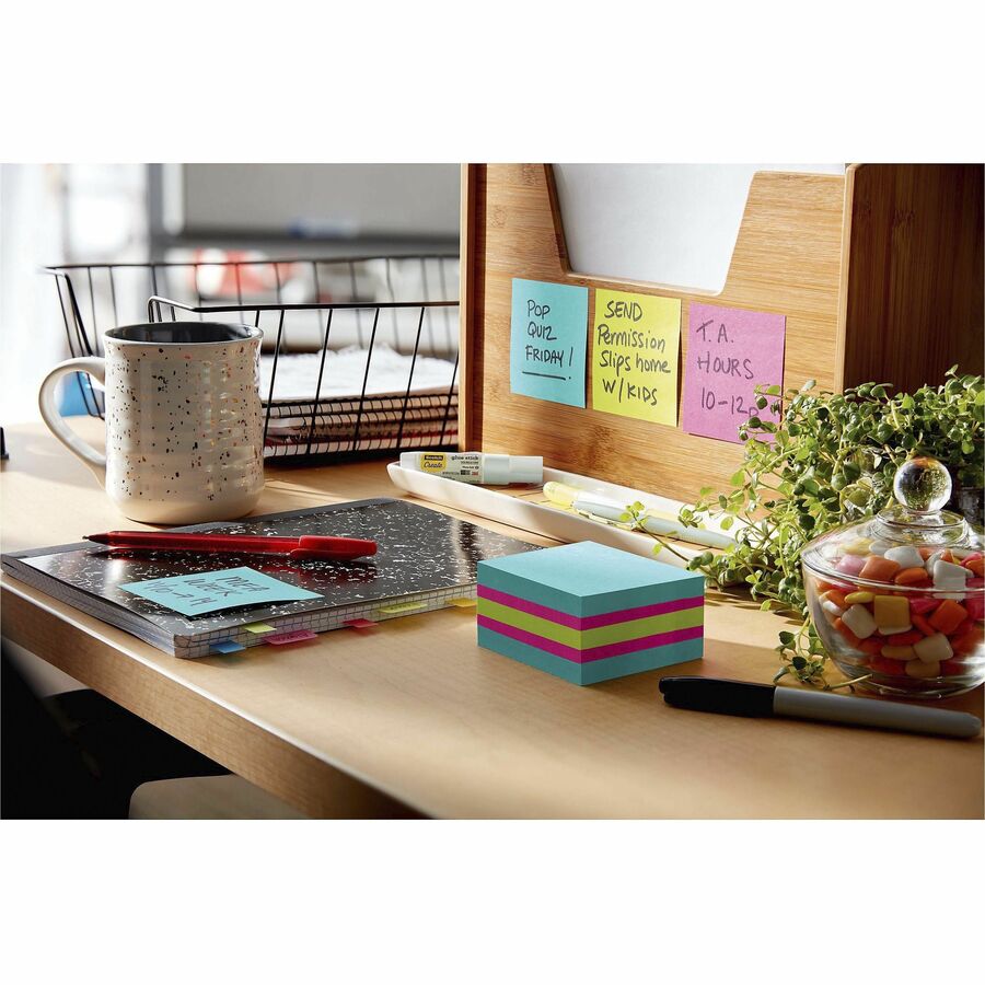 Super Sticky Notes Cube (2027SSAFG3PK)