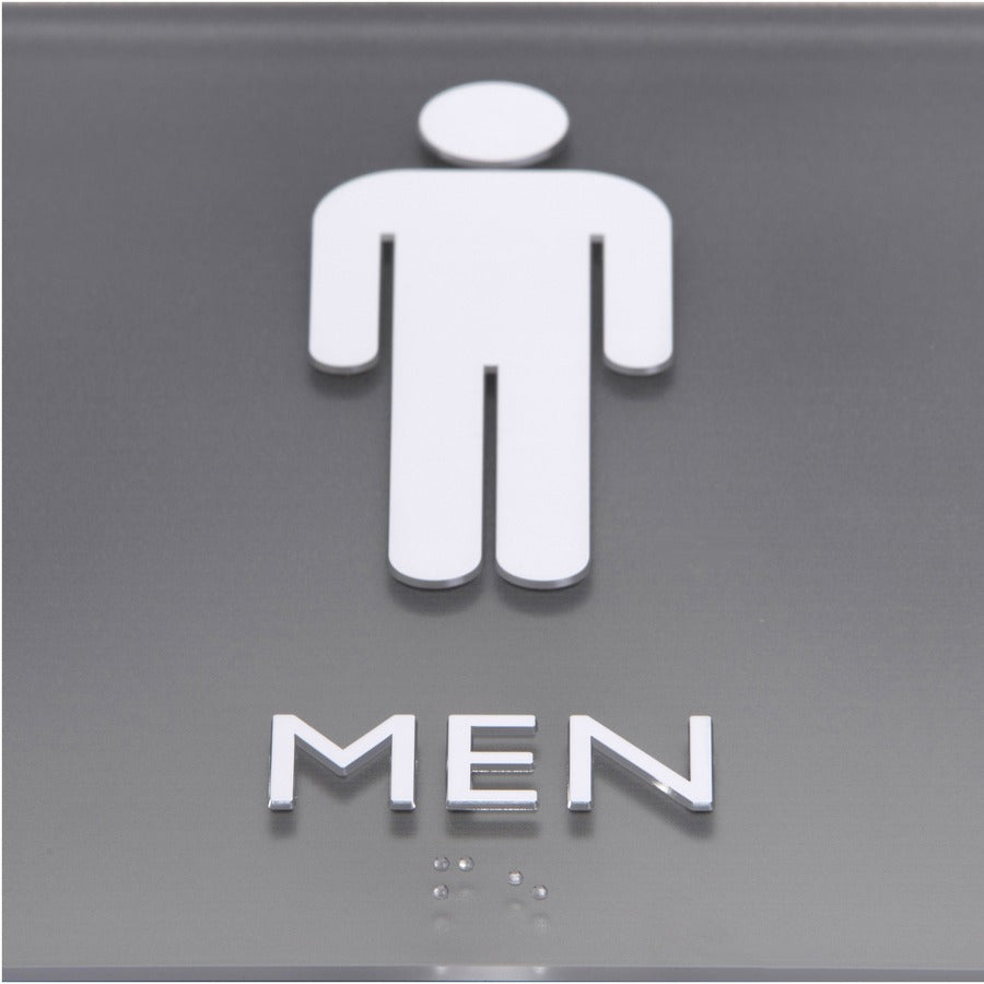 Lorell Men's Restroom Sign (02658)