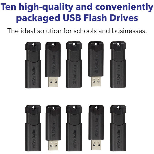 Microban 32GB PinStripe USB 3.2 Flash Drive Business Pack (70902)