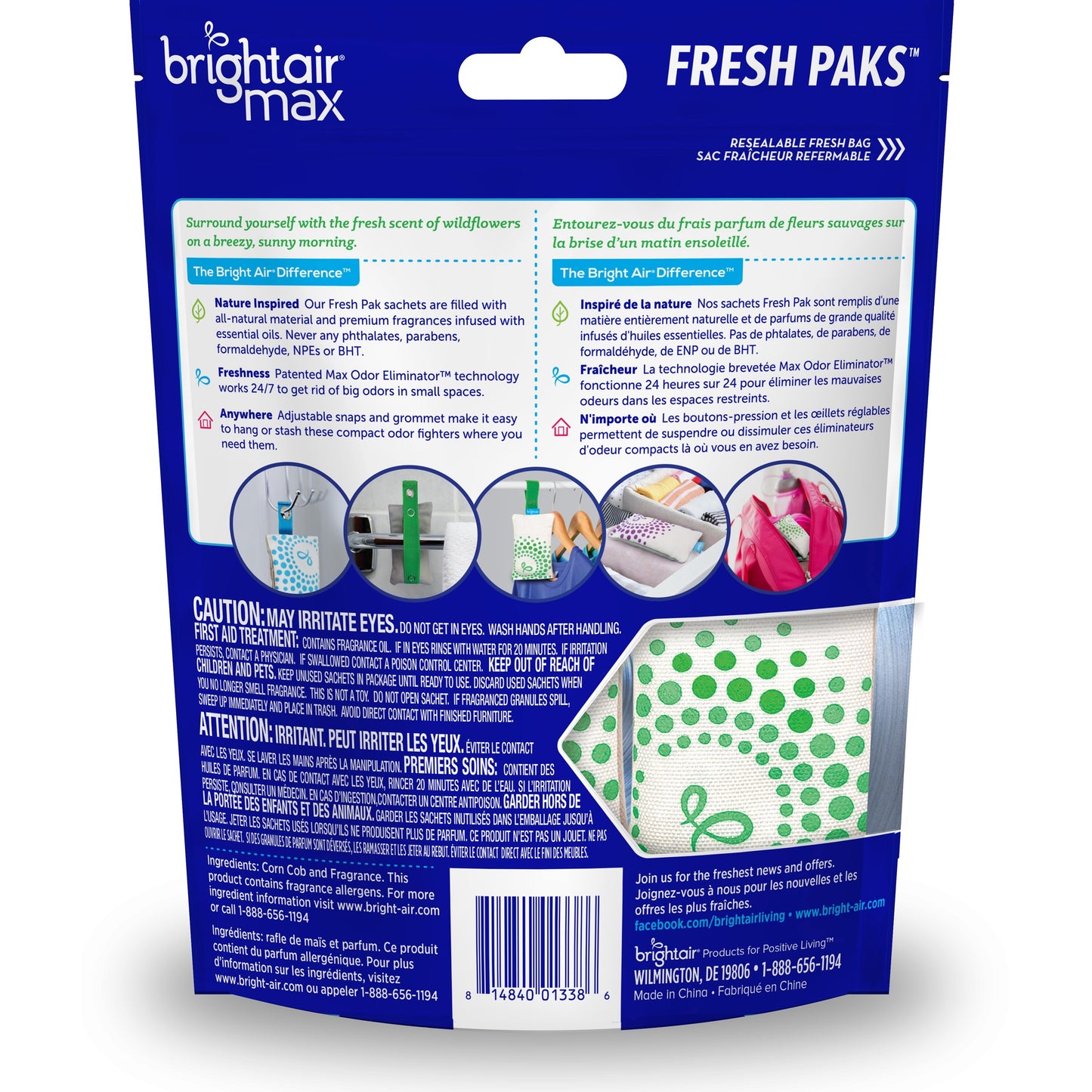 Bright Air Fresh Pak Sachets (900610)